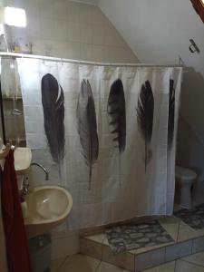 Kúpeľňa v ubytovaní Ginkgo Apartman