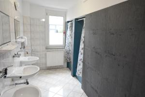 Koupelna v ubytování Twój Hostel Bytom