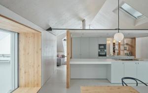 Köök või kööginurk majutusasutuses TIROLER TRIS Full House 10 beds