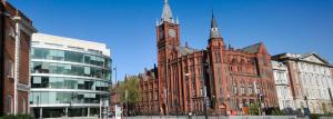 Nespecifikovaný výhled na destinaci Liverpool nebo výhled na město při pohledu z hotelu