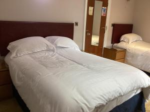 Postel nebo postele na pokoji v ubytování Aachen Hotel