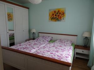 Postel nebo postele na pokoji v ubytování Holiday home on the Rothaarsteig