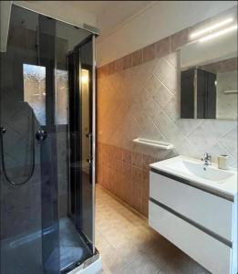 Koupelna v ubytování Square Inn Apartment