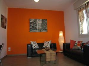 Posezení v ubytování Cozy apartment in Gagliano del Capo 60 m² with spacious balcony