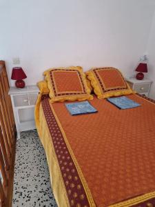 Postel nebo postele na pokoji v ubytování Gîte Le Val des Fées classés deux étoiles