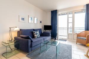 Χώρος καθιστικού στο Nordland Appartements Wohnung Falster