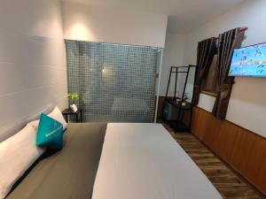 Ein Bett oder Betten in einem Zimmer der Unterkunft Banana homestay( Chuối Homestay)