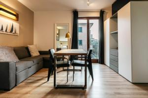 Kuchyň nebo kuchyňský kout v ubytování Mistral Apartments