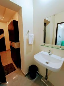 Vannituba majutusasutuses MGR RESIDENCY