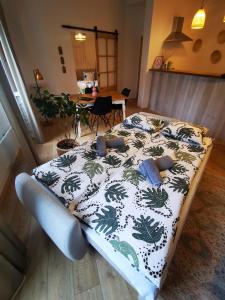 Uma área de estar em Guest House Relić