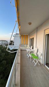 Balcon ou terrasse dans l'établissement Seaside by Broci Apartments