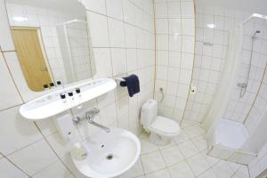 Koupelna v ubytování Twój Hostel Bytom