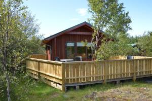 Un jardín fuera de Gesthus Selfoss