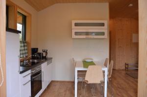 Una cocina o kitchenette en Gesthus Selfoss