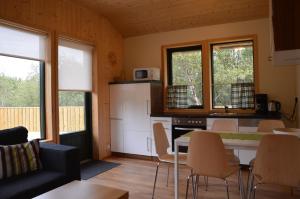 Una cocina o kitchenette en Gesthus Selfoss