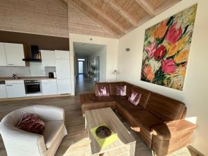 Η κουζίνα ή μικρή κουζίνα στο Ferienhaus Eschauel