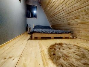 Postel nebo postele na pokoji v ubytování Dream view of Apuseni