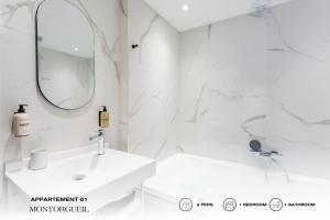 Kúpeľňa v ubytovaní Beauquartier - Montorgueil