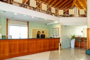 The lobby or reception area at Hotel Riz B.B