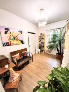 Knihovna v apartmánu