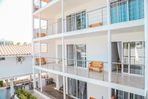 Balkón nebo terasa v ubytování Hotel Caribe Coveñas