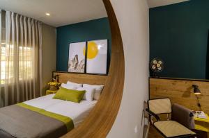 Katil atau katil-katil dalam bilik di Dizengoff square boutique - aparthotel