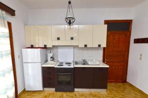 Dapur atau dapur kecil di Elia Apartments Sithonia