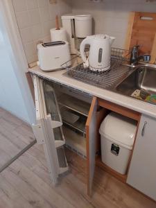 Köök või kööginurk majutusasutuses Léna apartman
