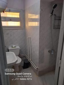Sheikh Zayedにあるشقه الشيخ زايد غرفتينのシャワーとトイレ付きのバスルーム +11枚の写真