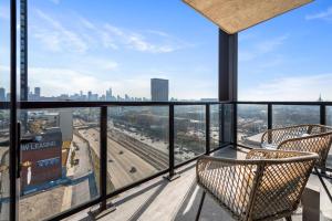 A balcony or terrace at Avra Stylish Apartments Prime West Loop Location Near Union Park