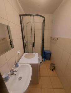 Kúpeľňa v ubytovaní Travel House Wroclaw