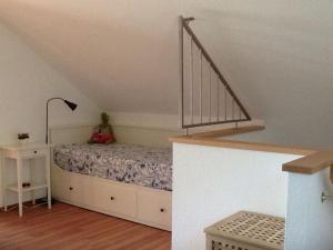 Katil atau katil-katil dalam bilik di Holiday apartment Rurseeblick