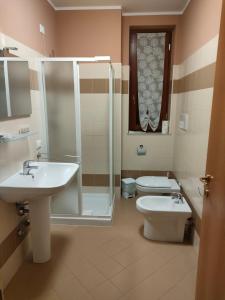 Koupelna v ubytování House IL CORALLO