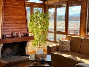 Posezení v ubytování SkyView Oasis Premium Apartment