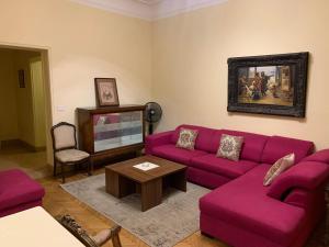 A seating area at Prime location 2 bed rooms Apartment , near the Nile & Cairo Center