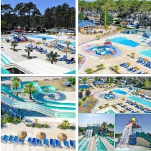 Bazén v ubytování Camping des Dunes de Contis mobilhome 3ch, nebo v jeho okolí