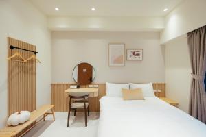 倆穗 LightSui B&B客房内的一张或多张床位
