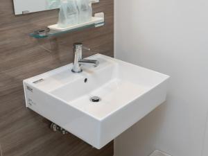 Koupelna v ubytování Hotel Epoka Tabist