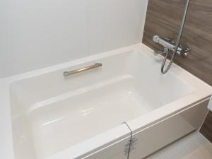 Koupelna v ubytování Hotel Epoka Tabist