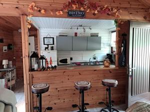 Kuchyň nebo kuchyňský kout v ubytování L'Ard'Heure D'Avance chalet familiale