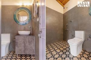 Ένα μπάνιο στο StayVista at Bird's Crest Valley Villa +15 φωτογραφίες