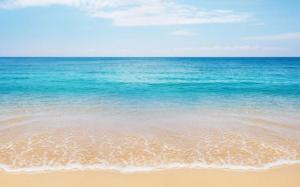 a view of the ocean from the beach at See to Sea Apartments 2 in Paralia Dionysiou