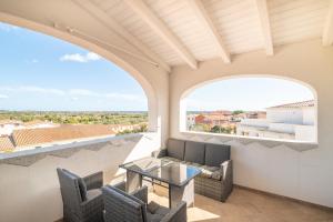 Μπαλκόνι ή βεράντα στο Attico con vista mare a Budoni