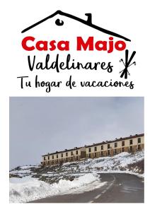 znak, który oznacza casa marina valldemines in irregular de val w obiekcie Casa Majo Valdelinares VUTE-23-002 w mieście Valdelinares