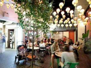 En restaurang eller annat matställe på Sydney city meets village living