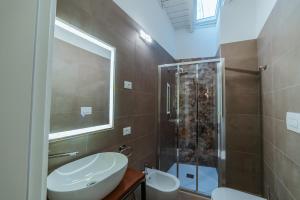 Koupelna v ubytování Hotel Alla Sosta