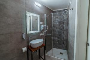 Koupelna v ubytování Hotel Alla Sosta