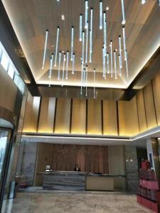 Vstupní hala nebo recepce v ubytování The Hotel V Nanjing Lishui