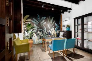 Posezení v ubytování Hotel Mercader de Sedas