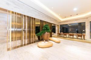 Lobby alebo recepcia v ubytovaní Ji Hotel Jiuhua Mountain Scenic Spot